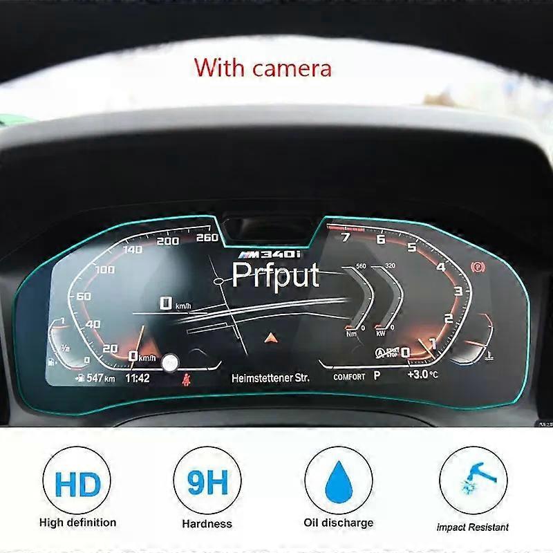 Tempered Glass compatible for  B-M-W G20 G21 Series 3 2020 2021 year Car Instrument Panel Dashboard Center Control Touchscreen Protector