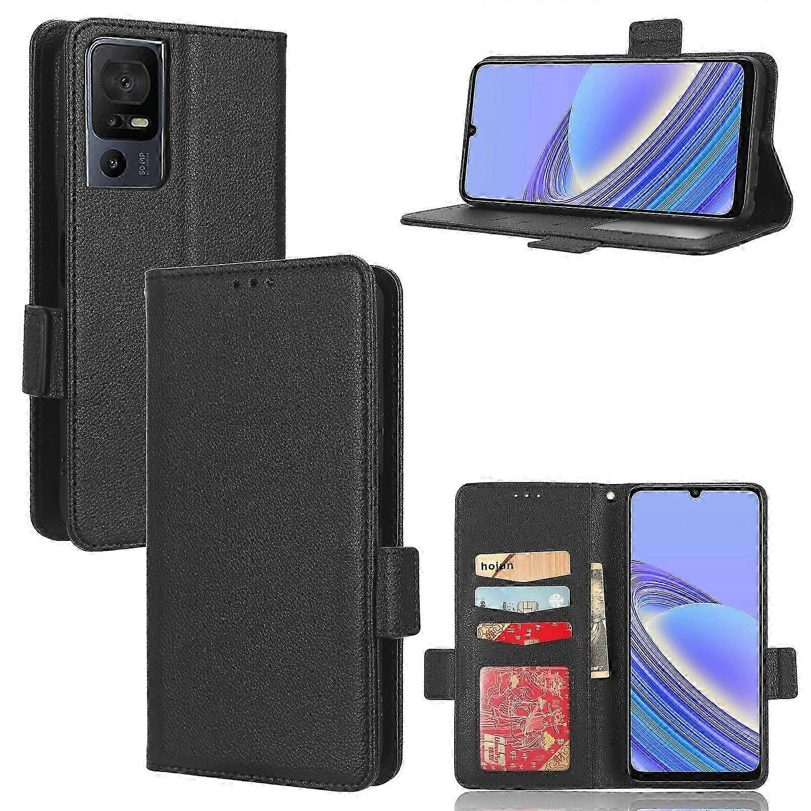 Case for TCL 40 SE Leather Flip Cover Card Slots Magnetic Closure Wallet Compatible with TCL 40 SE Case