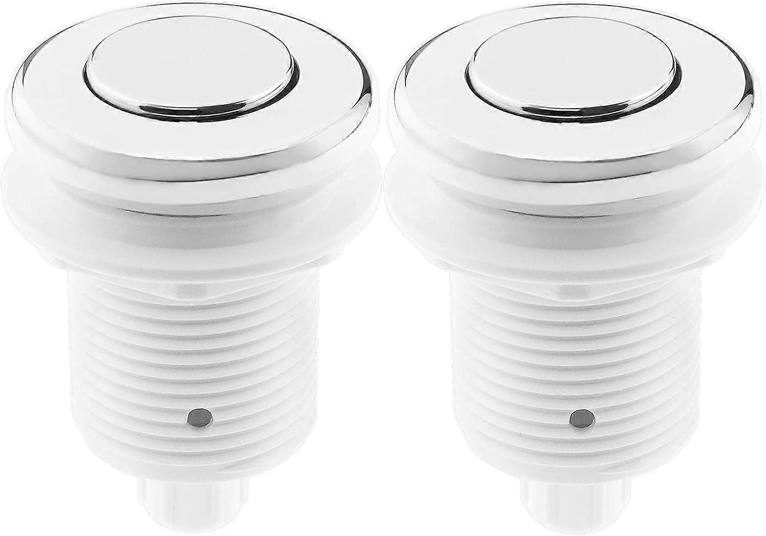 High quality brand new 2PCS 32mm Push Button Switch Garbage Disposer Air Switch