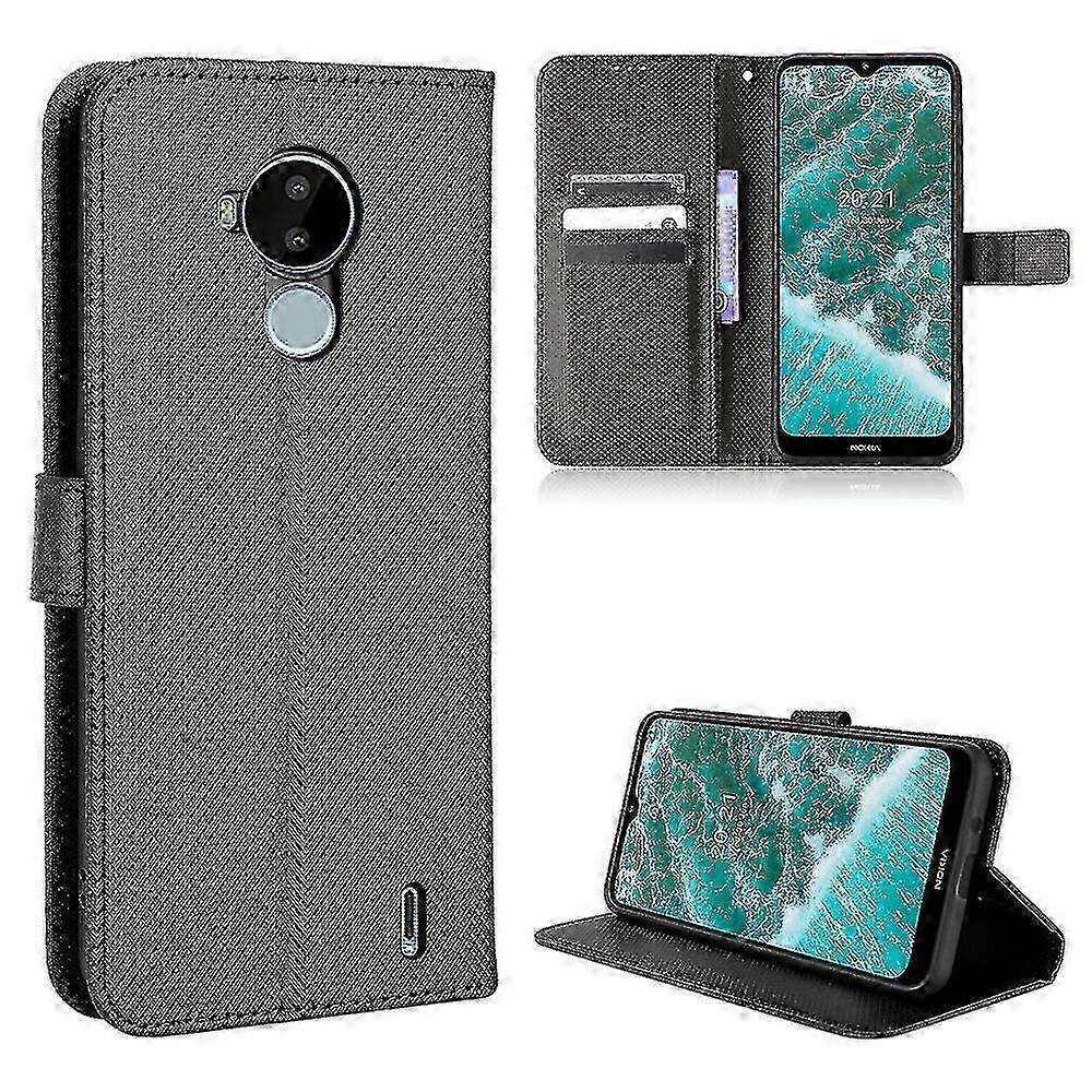 Nokia C30 Phone Case with Magnetic Wallet and Kickstand Feature