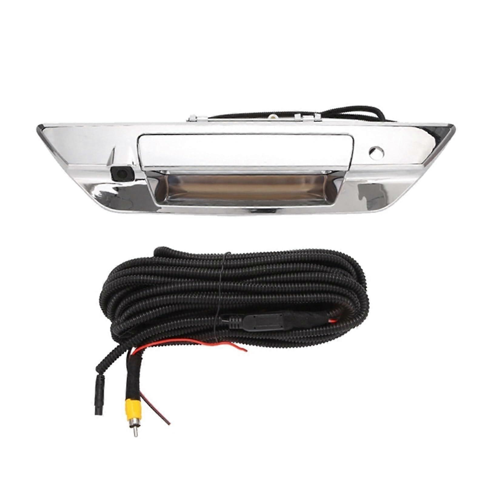 Car Tailgate Handle Bezel With Rear Camera Wire Assembly 69090-0K350 Compatible With Toyota Hilux 2015-2022 Backup Camera