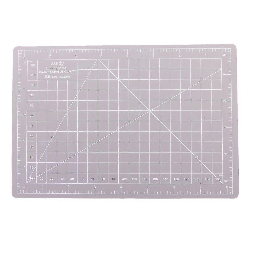 A5 Size Cutting Mat PVC Printed Grid Lines Board for Patchwork Quilting Crafts