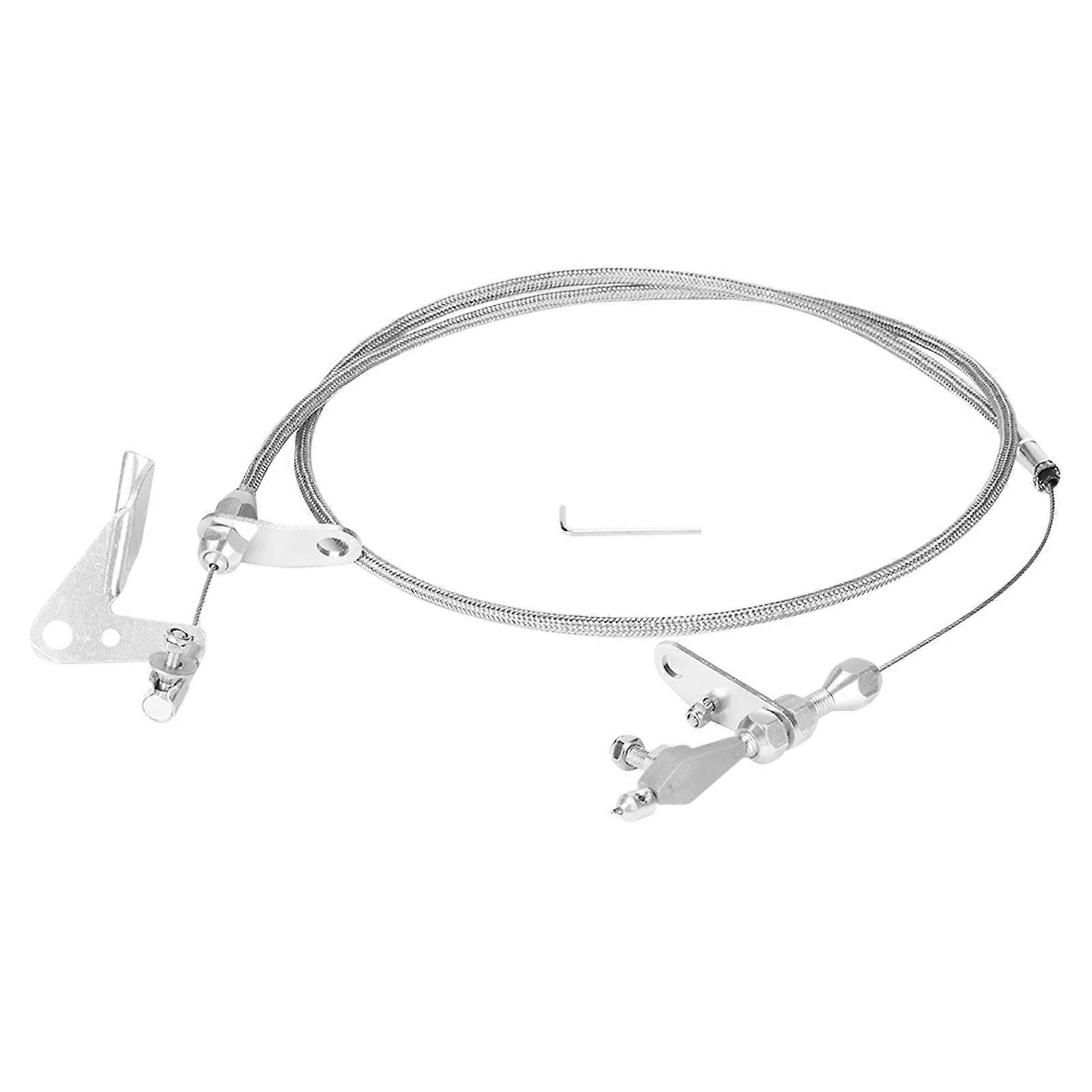 Braided Kickdown Cable for Mopar Transmission - Enhance Shifting & Performance