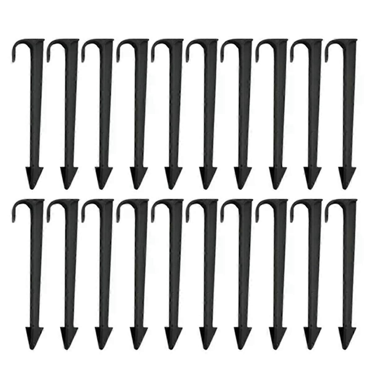 50PCS Ground Rod Fixed Rods, Garden Irrigation Hose Anchors, Fixed Pile Pipe Brackets, Pipe Brackets