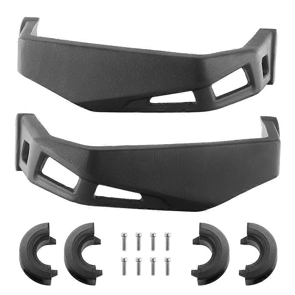 Aluminium Handguard Kit Accessories Black Compatible with Can-Am Ryker 600 900 All Models Durable Lightweight Protective Pair for Enhanced Handlebar S