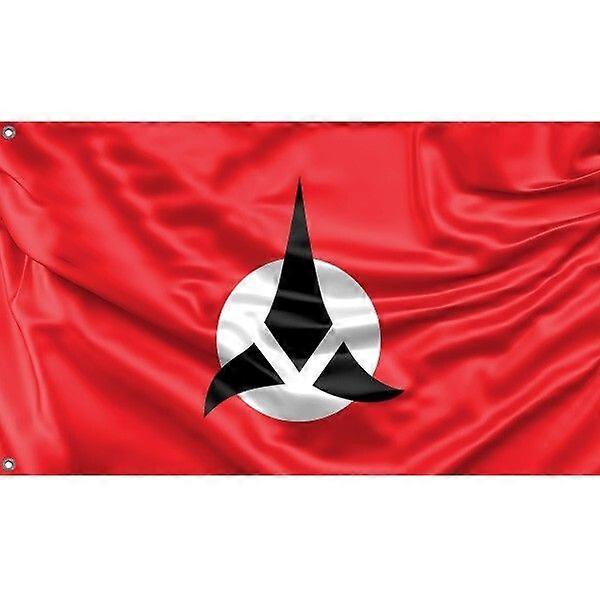 Star Trek Inspired Klingon Flag Μοναδικό Σχέδιο, 3x5 πόδια / 90x150 cm4x6Ft/120x180 cm μέγεθος TTQ59