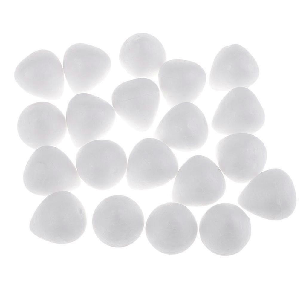 20pcs Water Drop Shape Polystyrene Foam for Modeling Art Craft