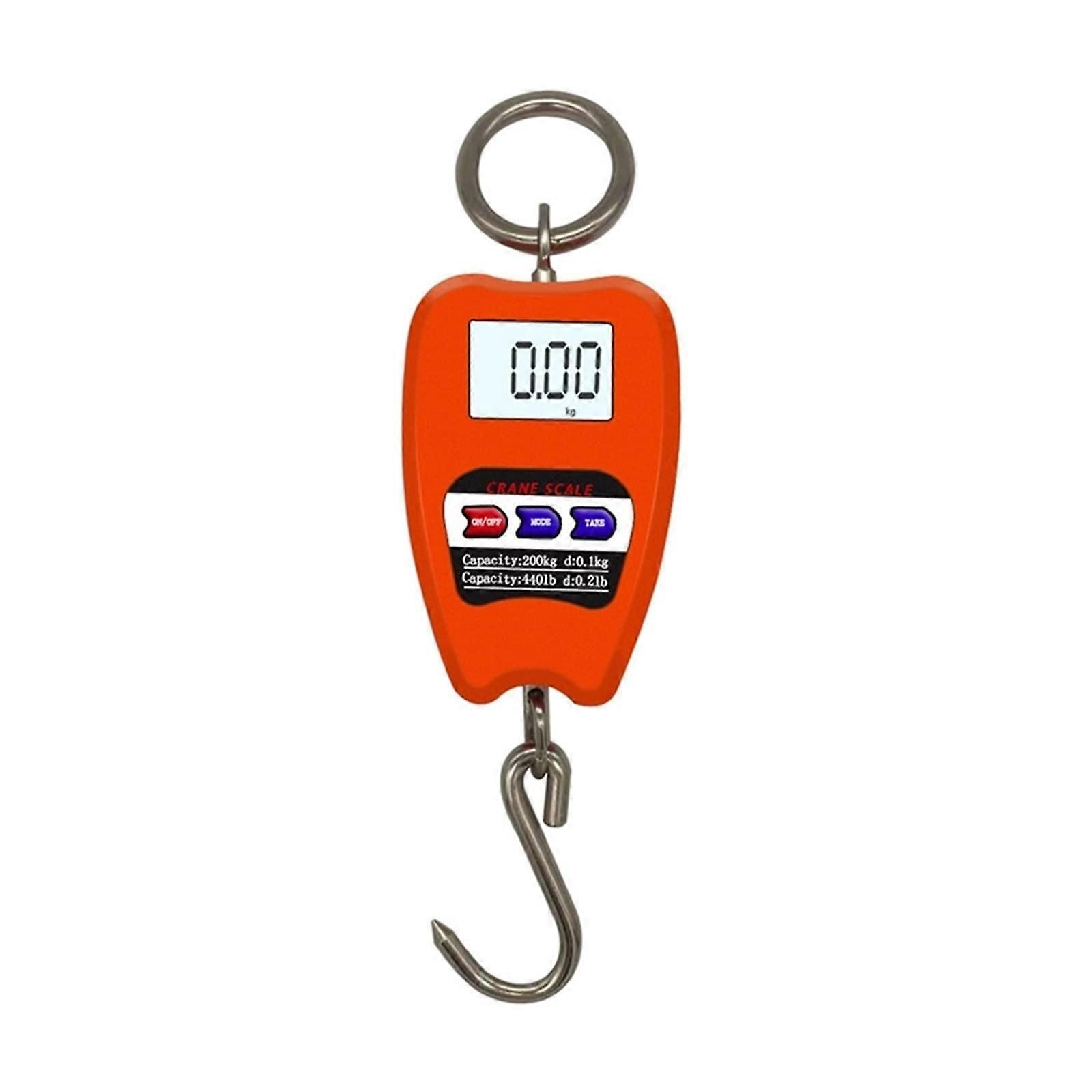 Industrial Crane Scale - Heavy Duty Digital Platform Scale with Hook, Mini Size for Accurate Weighing, 2000 lb Capacity