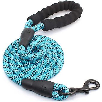 Dog Leash With Comfortable Padded Handle And Highly Reflective Threads, 152 Cm