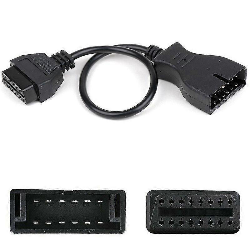 Lebanghui Gm 12 Pin Obd1 To 16 Pin Obd2 Convertor Adapter Cable For Diagnostic Scanner