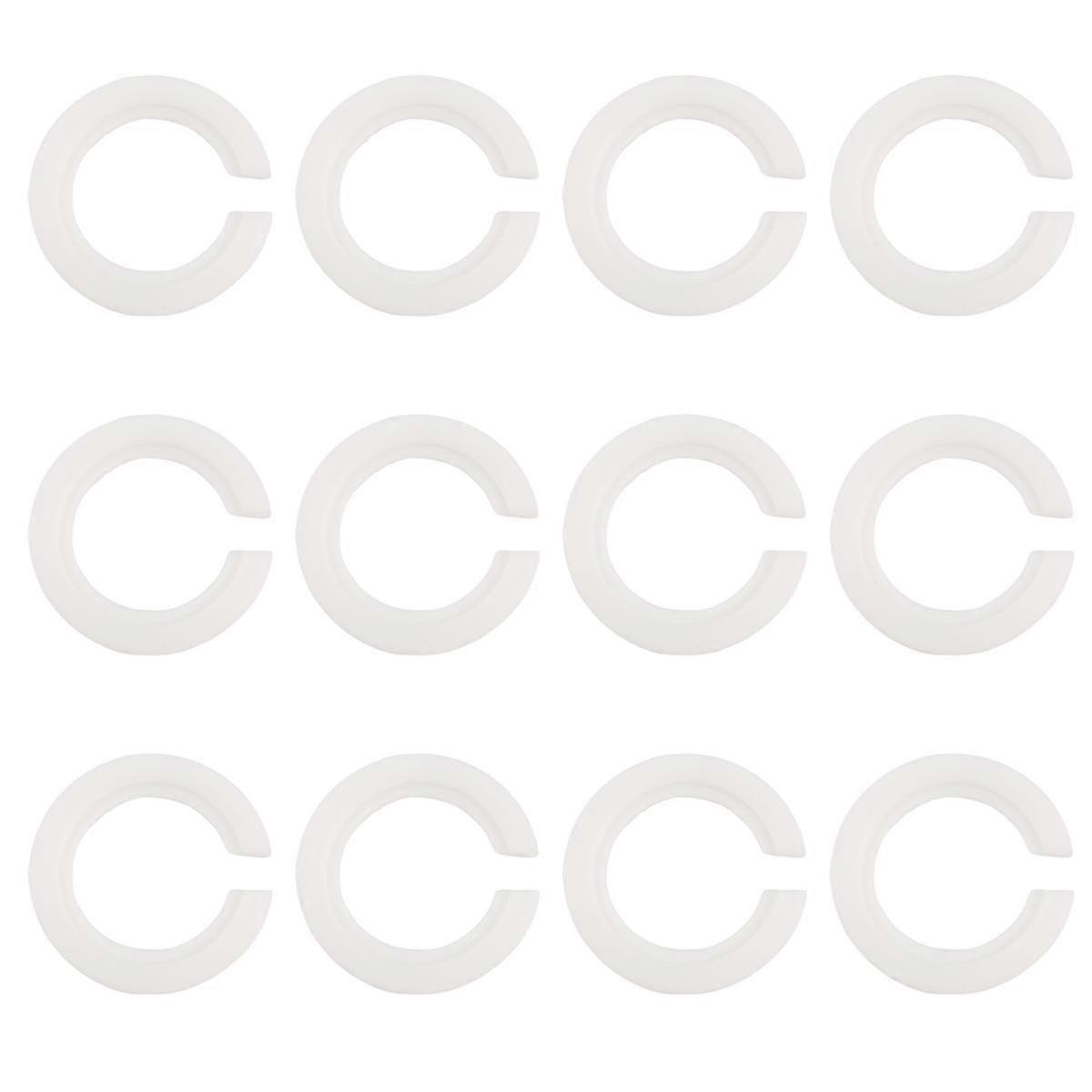 12Pcs Lamp Shade,E27 to E14 Hole Converter,Lampshade Ring Reducer for Fitting Screw Lamp Shades to C