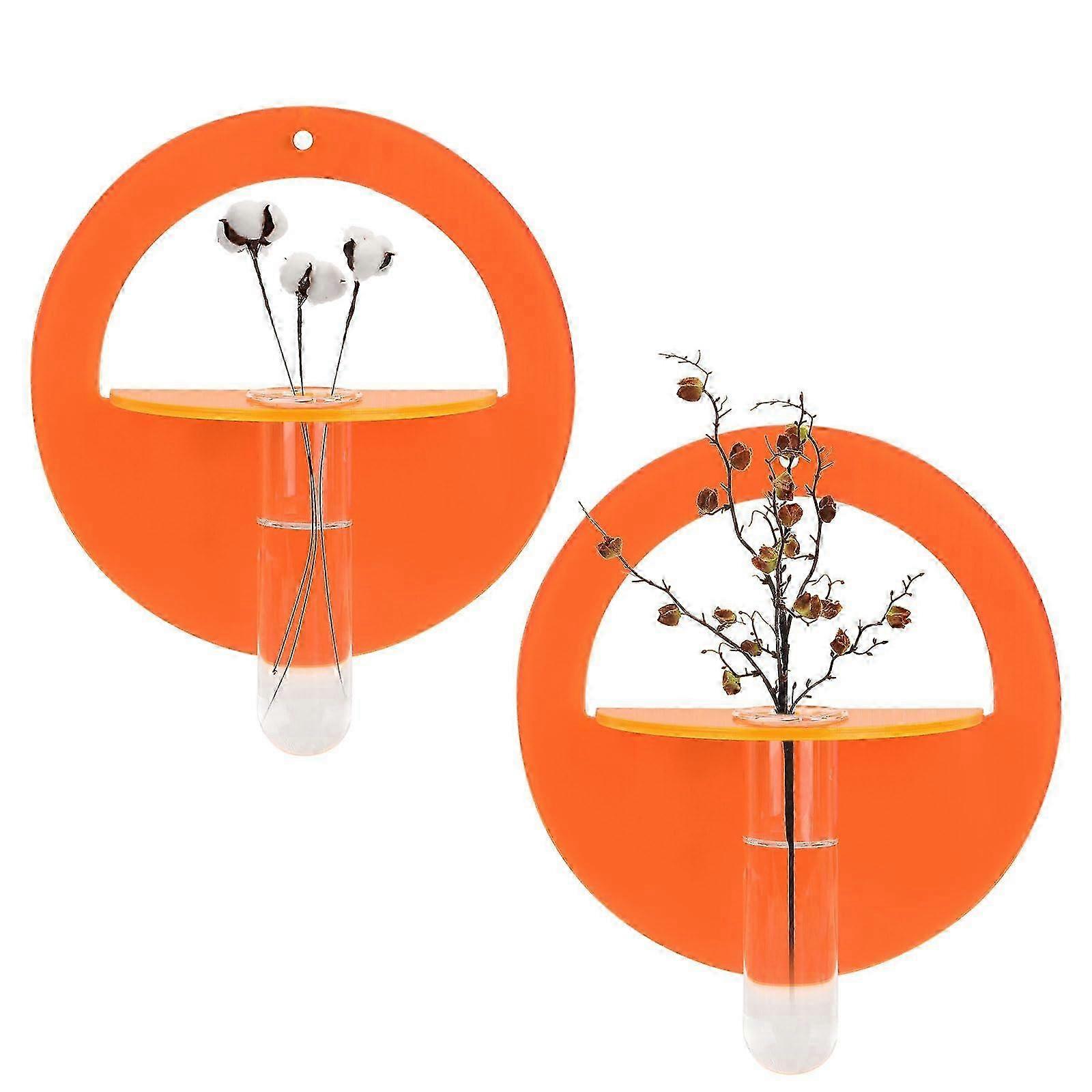 2-Piece Wall-Mounted Glass Greenhouse