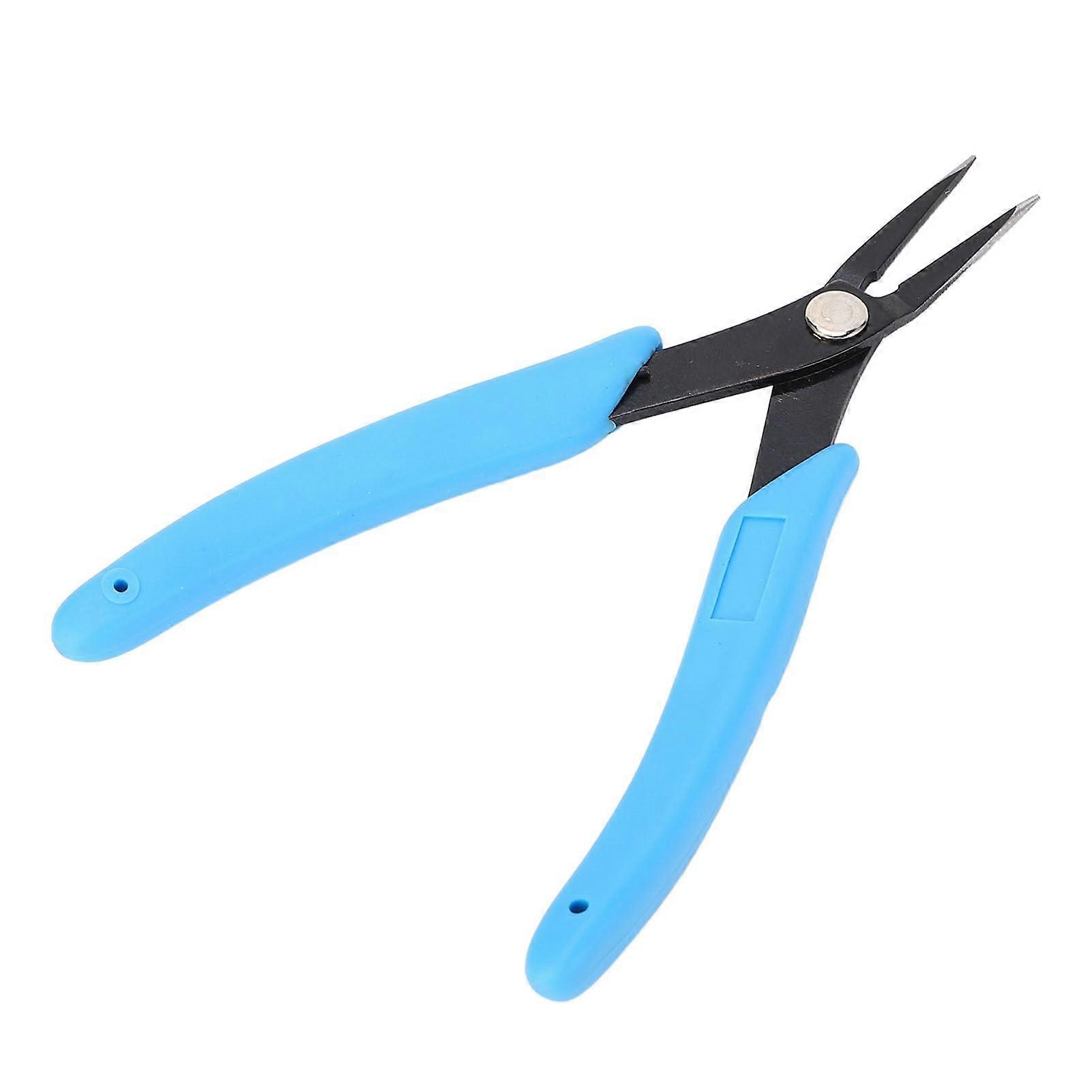 Needle Nose Pliers with Ergonomic PVC Handle and Internal Spring Mechanism for Jewelers, Artists, Mechanics, and Hobbyists
