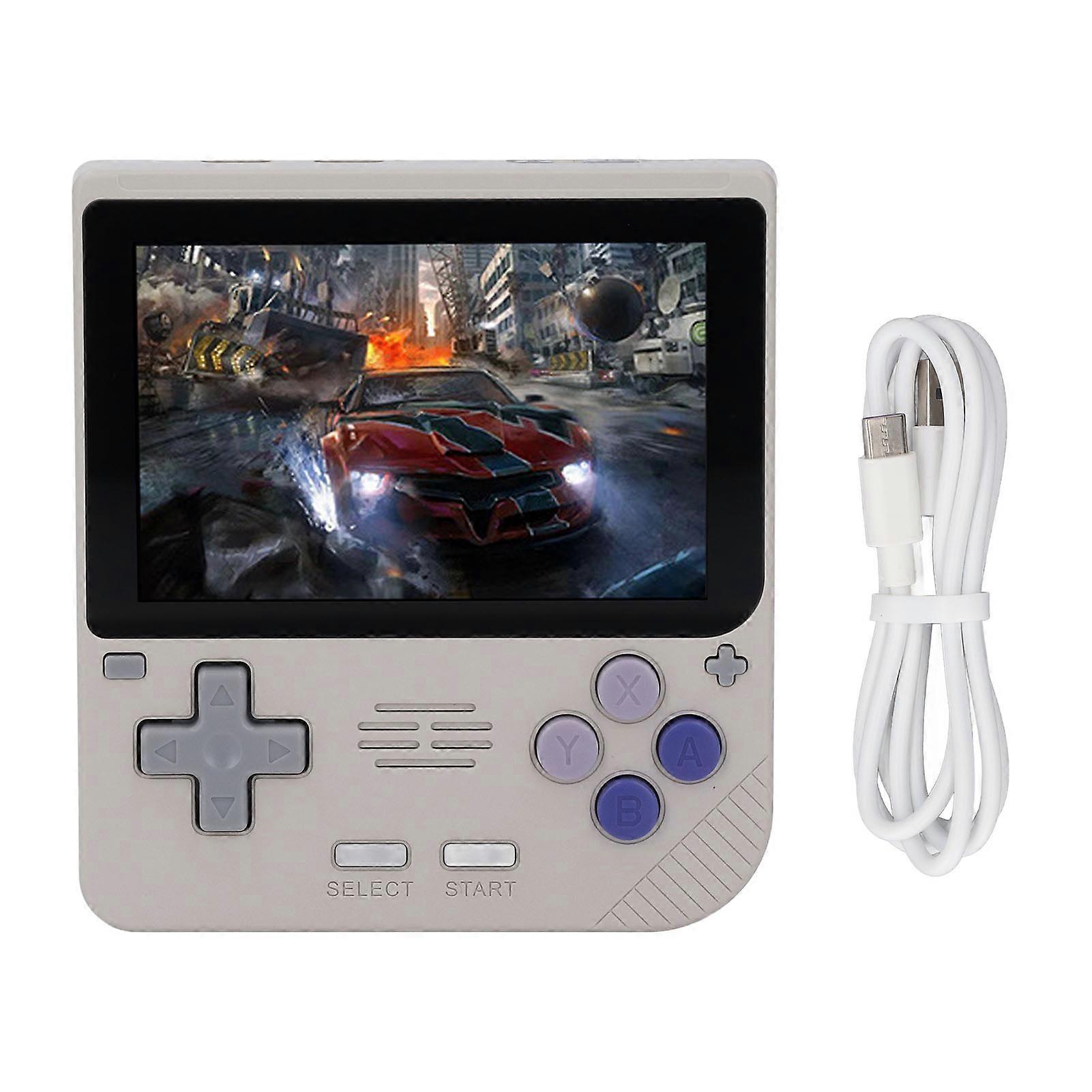 Retro Handheld Game Console, 3.5" Screen, Dual 3D Joysticks, Quad-Core CPU, 3000mAh Battery
