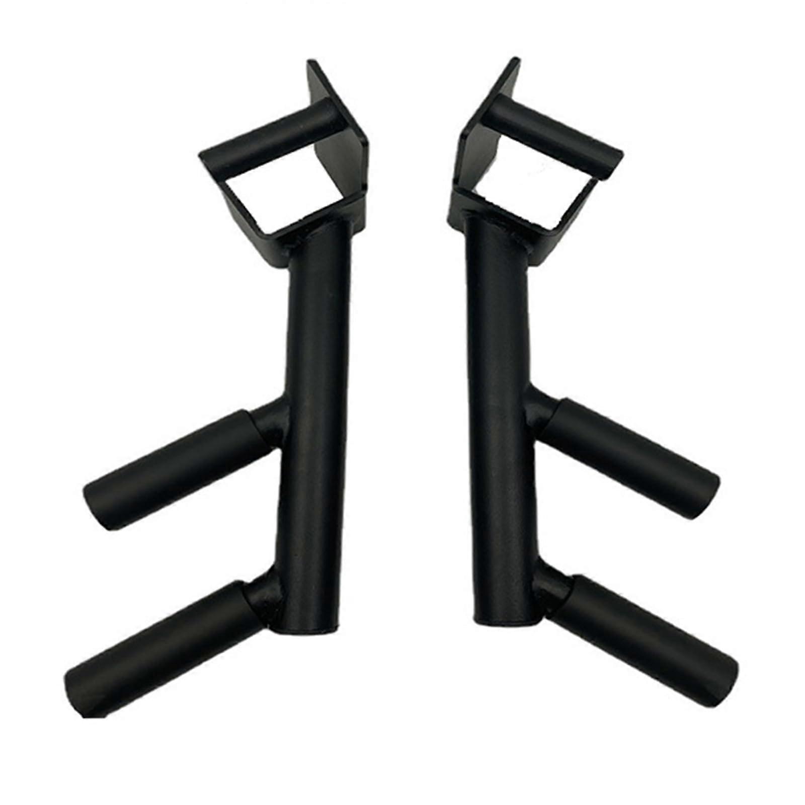 Split Bars, Narrow or Wide Dips, Double Handles Chest Biceps Exercise Fitness Square Rack Attachment for 75 mm Power Rack, 26 mm Hole 26mm Hole