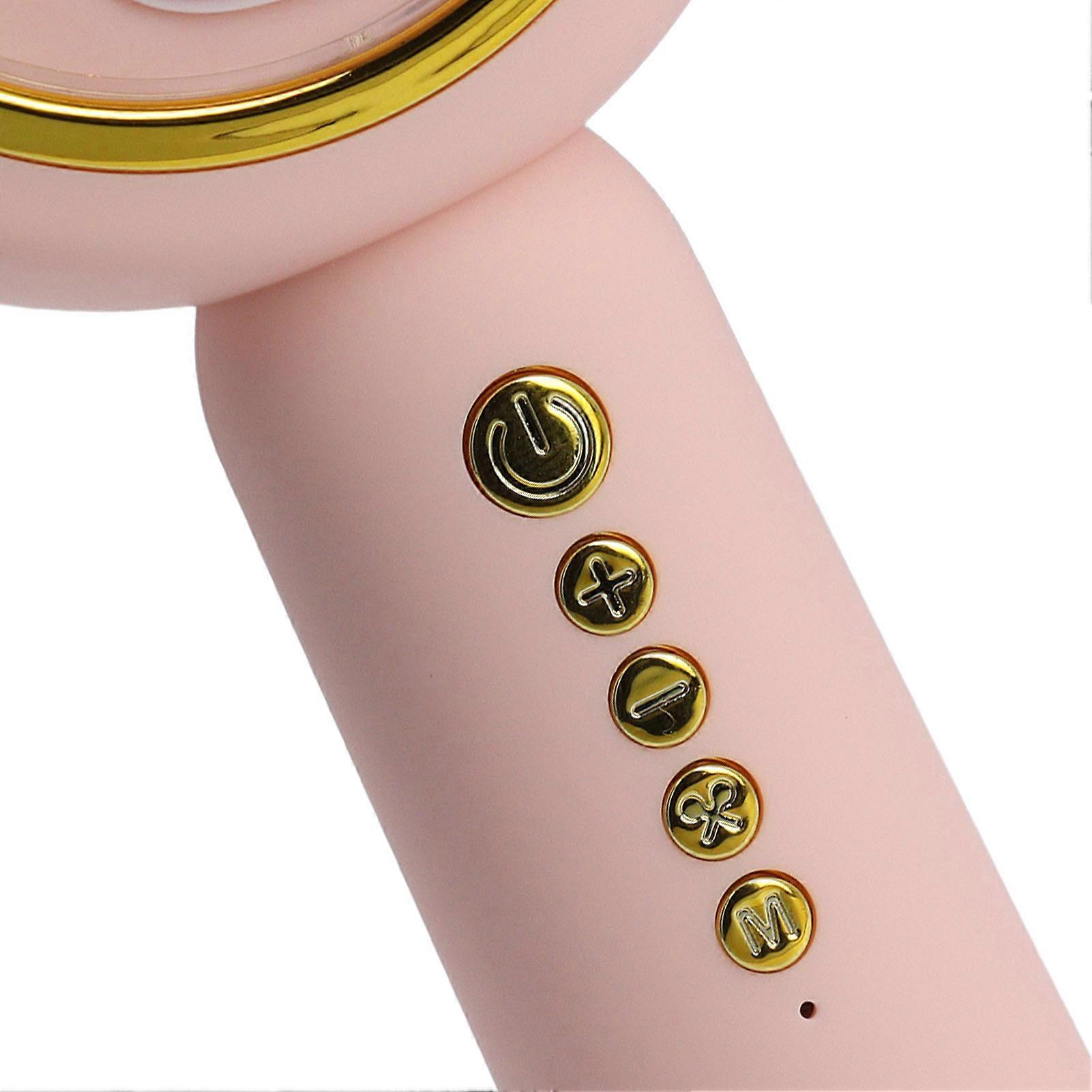 Kids Bluetooth Microphone with Colorful Light, Wireless Connection, Battery Powered Portable Karaoke Microphone for Home