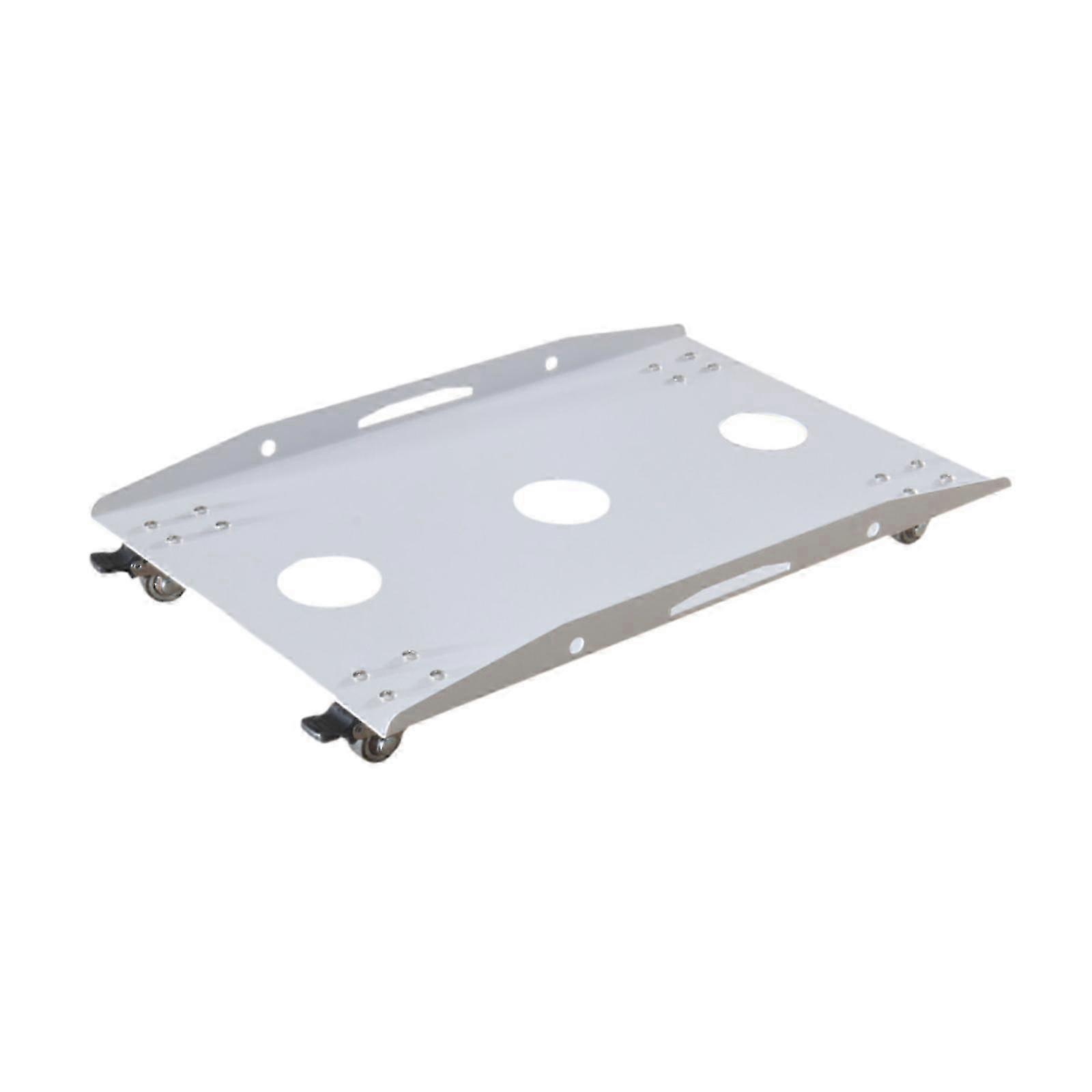 Metal Gaming Desk Accessories for PC Towers Stand - Black Ventilated Floor Cart