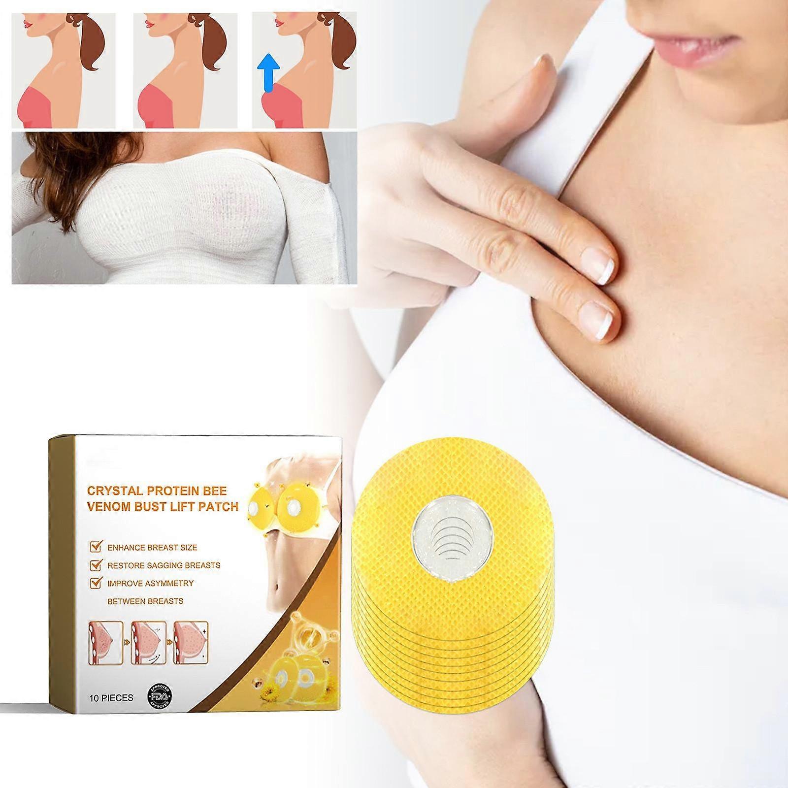 Bee Protein Crystal Chest Lift Patch, Chest Patch, Chest Enhancement Patch, Natural Nourishing Firming Patch For Women 10ml