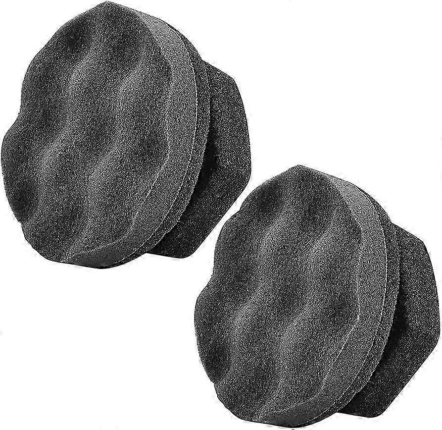 2 Pack Large Tire Shine Applicator Pads, Durable Reusable Hex Grip Tire Applicator Pads for Applying Tire Shine