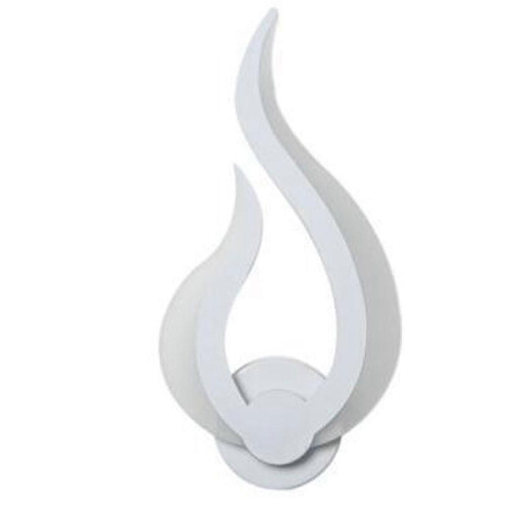 Dimmable LED Holy Fire Wall Light with Remote & App Control - 12W White Right Handed