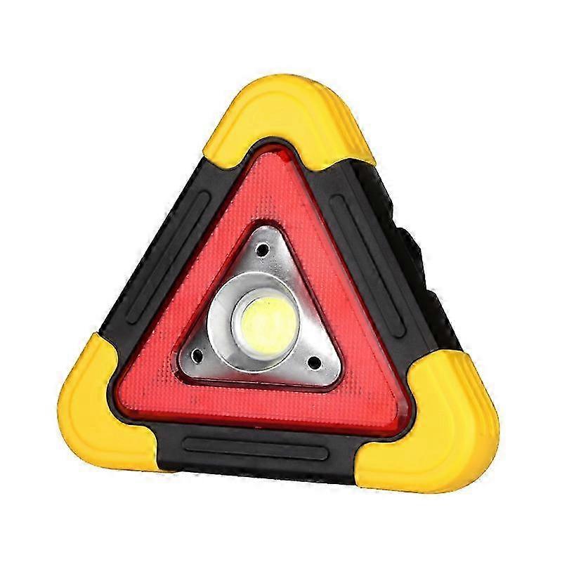 Portable Solar LED Triangle Warning Light with Hook, 18.5x16.8x4cm Work Light
