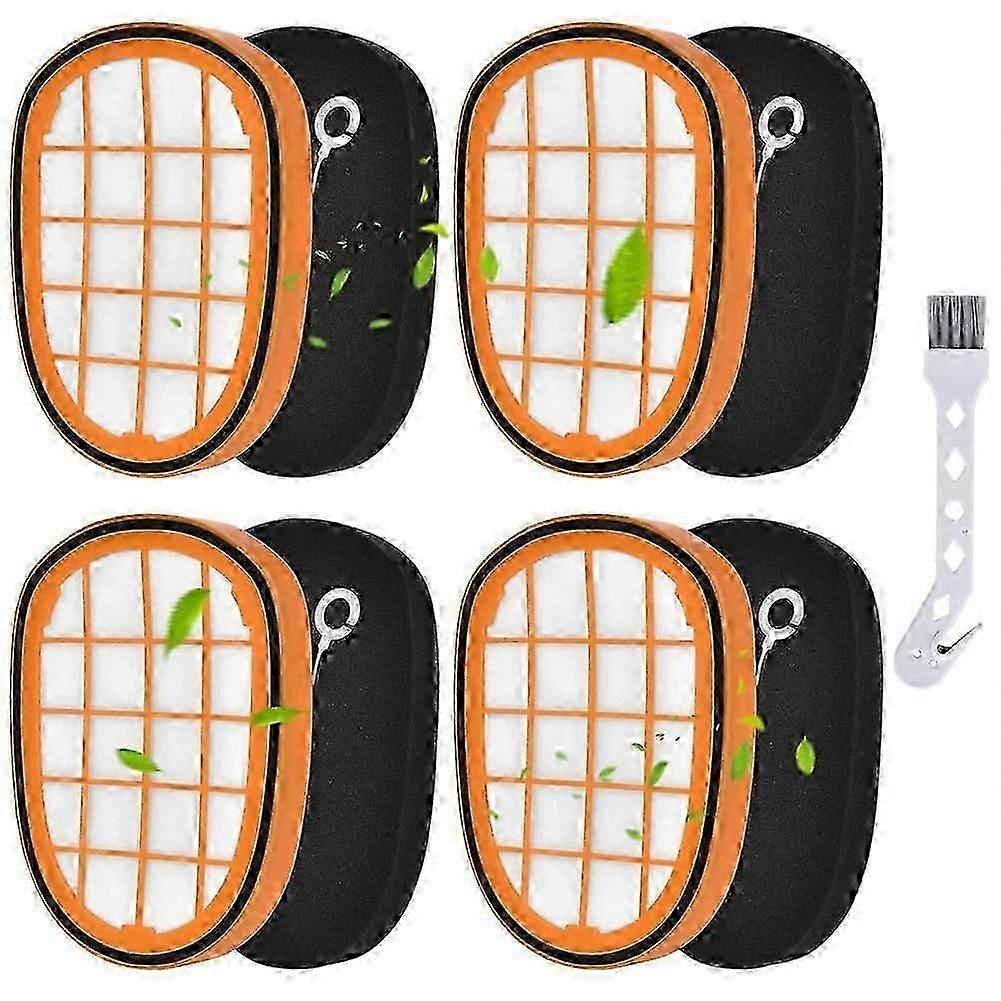 4 Pack Replacement Filters for Handheld Vacuum Compatible with FC6812/FC6813/FC6822/FC5005/01