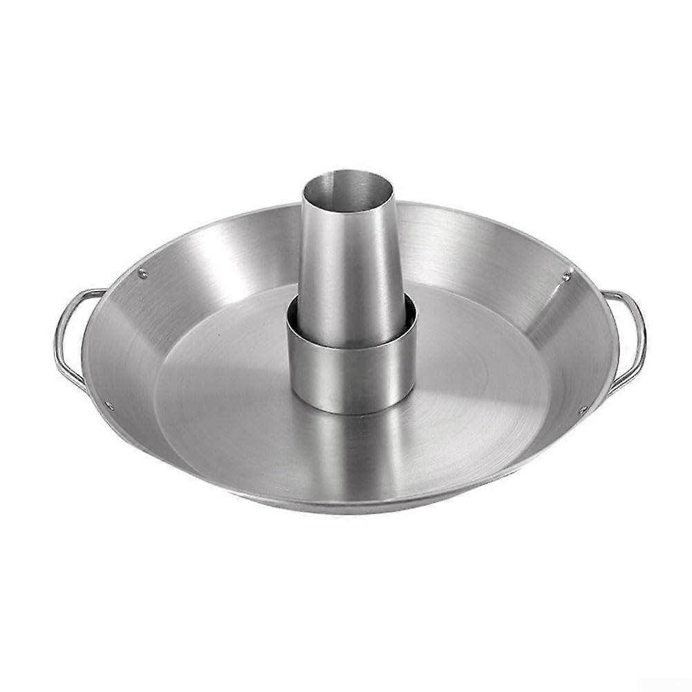 Stainless Steel Removable Roasting Pan Rack, Beer Can Compatible Serving Platter