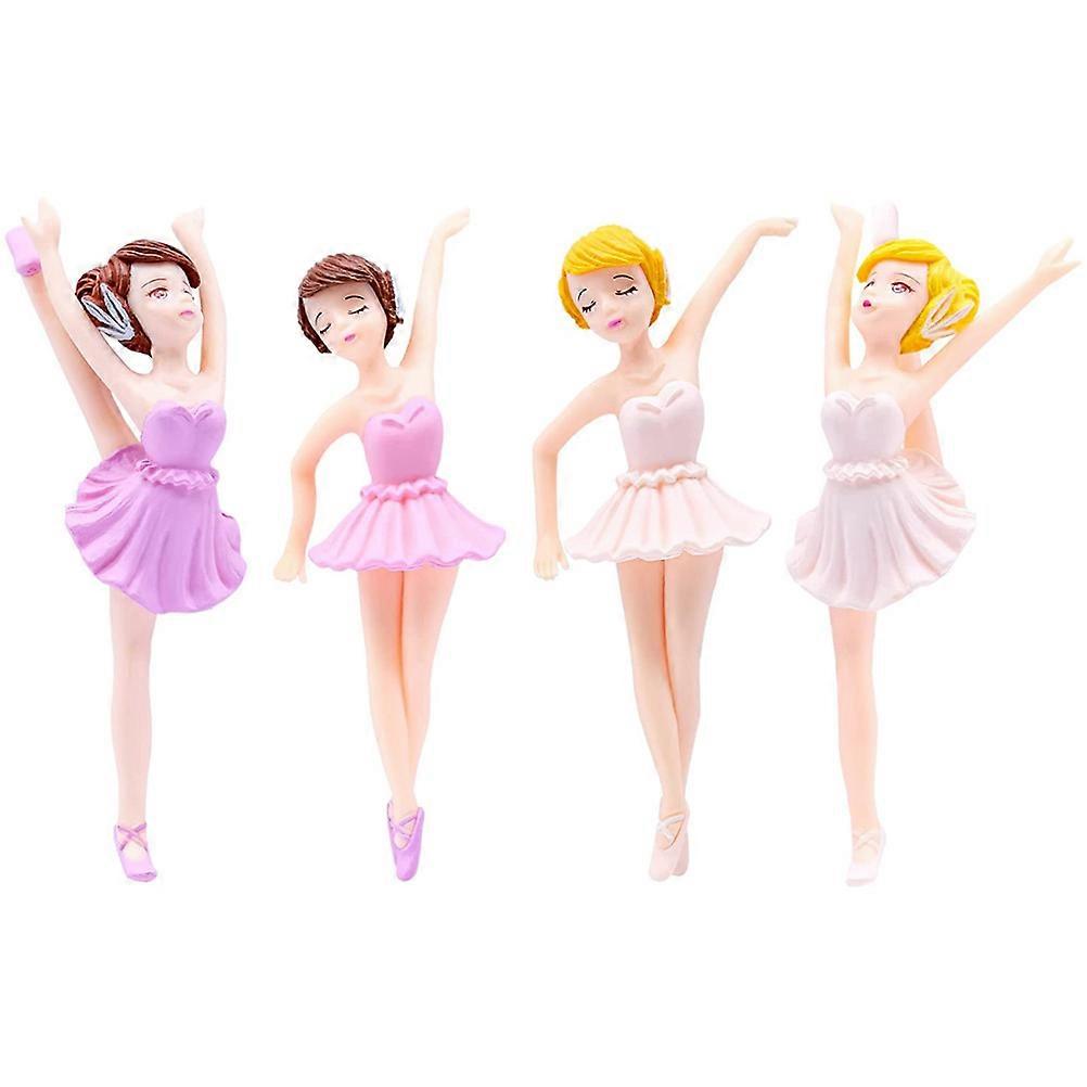 Ballet Dancer Figurines, Lovely Appearance Ideal for Cake Ornaments and Event Decor
