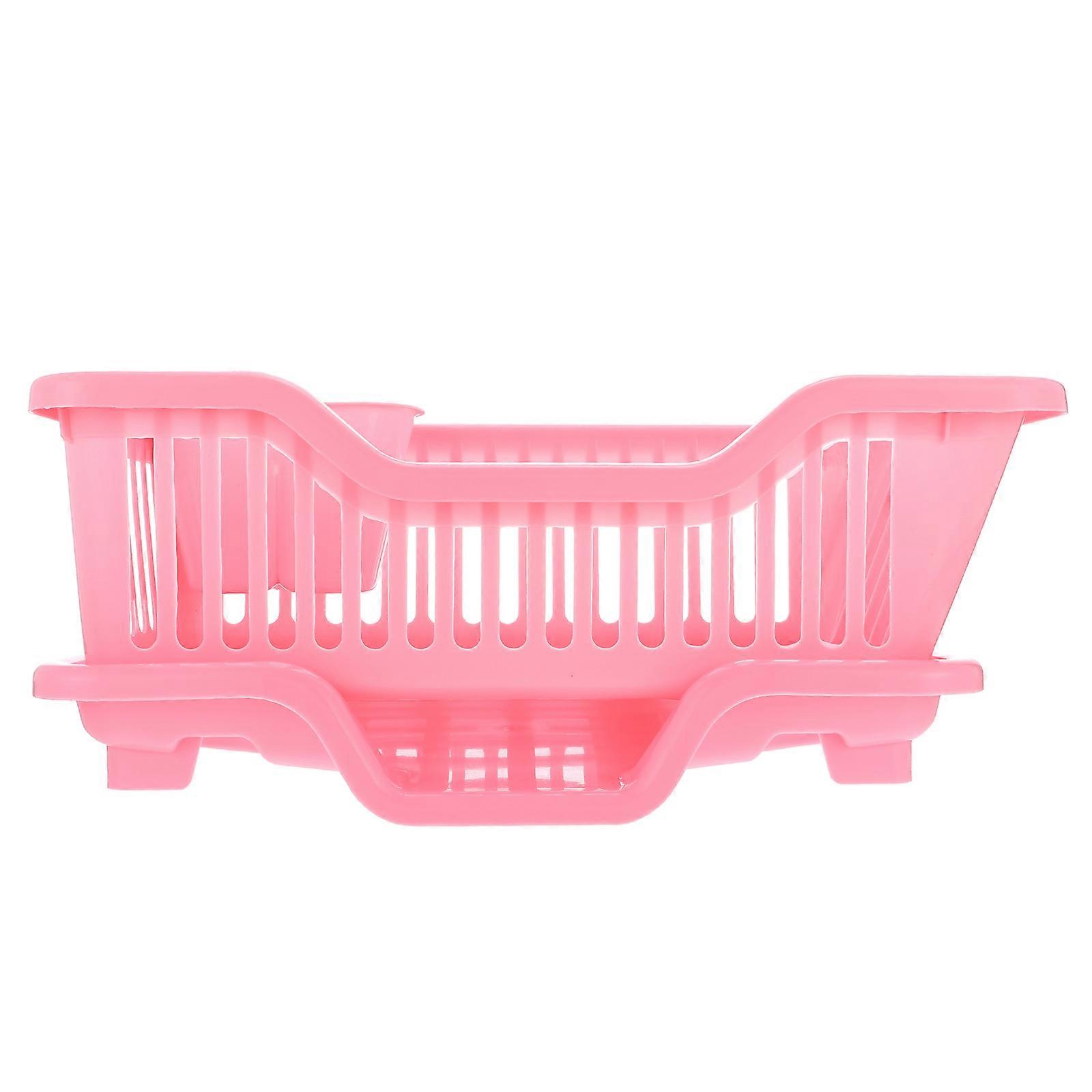 Space Saving Dish Draining Rack with Efficient Drainage Design, Compact Drying Basket for Bowls and Tableware, Keeps Kitchen Countertops Clean and