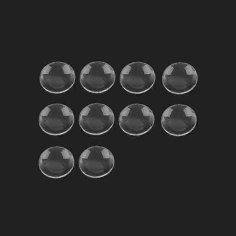 10 Pieces 25/34/42mm Diameter Double Convex Lenses Magnifier Convex Lens High Light Transmission Transparent Durable