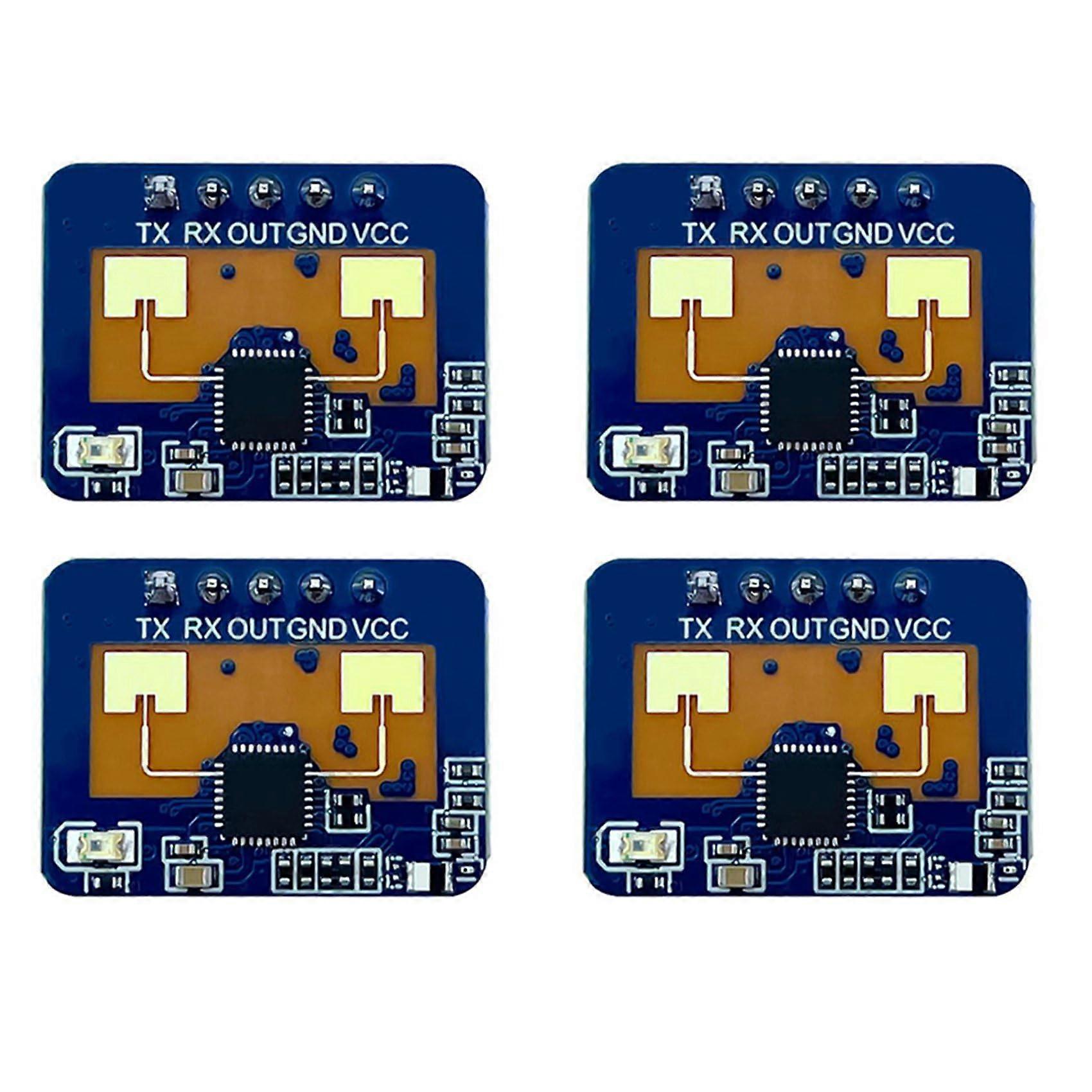 4X 24G MmWave LD2410C Radar Sensor Motion Detection Module for Human Presence
