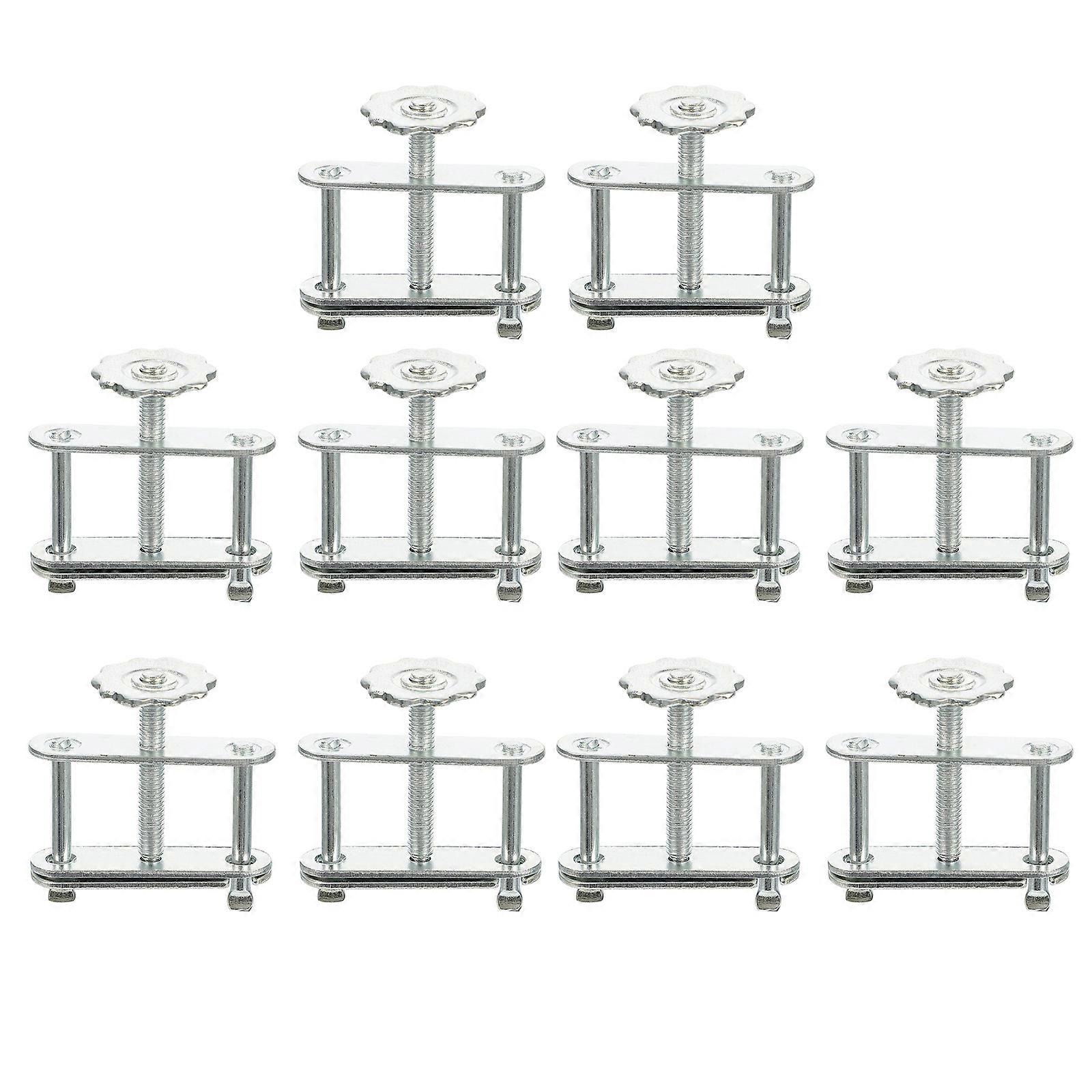 Adjustable Flow Control Clamps, 10pcs Swivel Screw Water Stopper Clips for Laboratory Use Sturdy Design with Strong Bite Force to Prevent Leaks