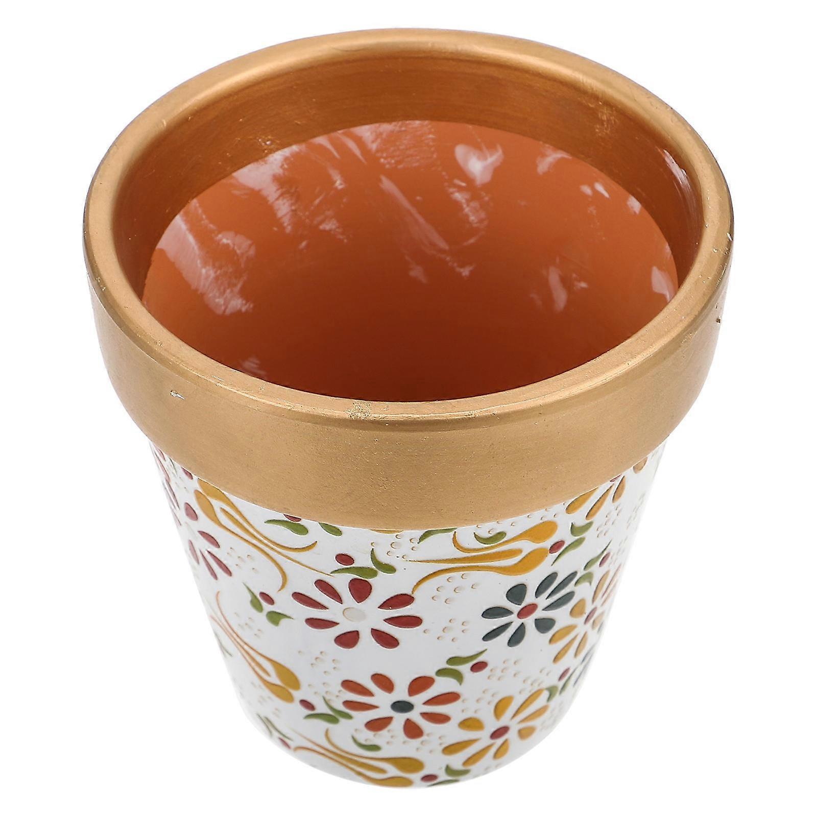 Here's a polished and professional product description based on your input:
**Vintage Flower Planter – Creative Retro Texture Flowerpot for