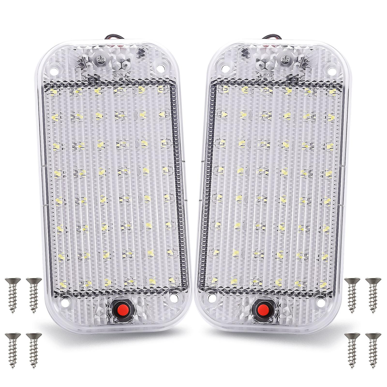 2pcs 12-85v 10w High Brightness Car Interior Light Lamps