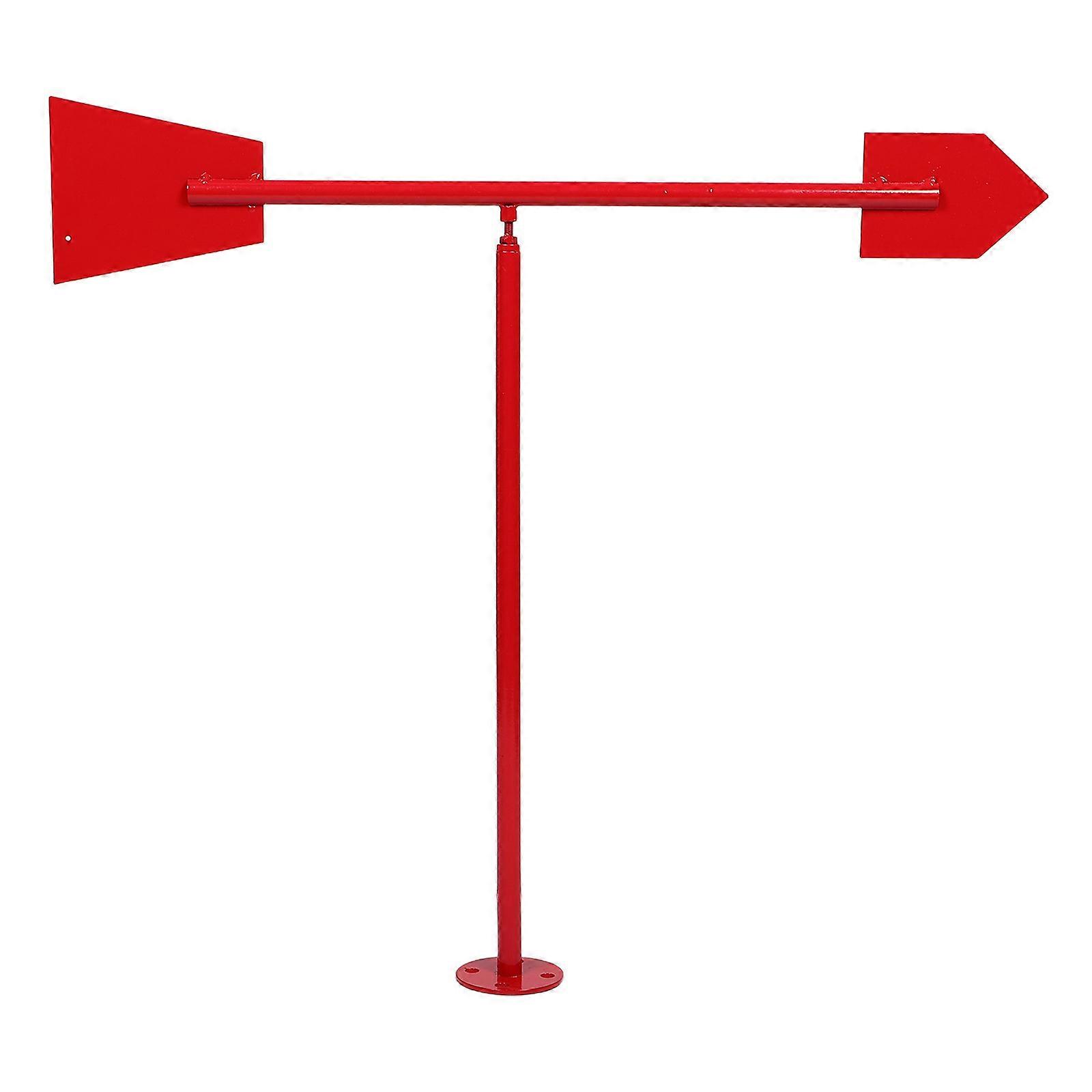 Väder Vane För Yard Metall Tak Dekoration Röd 80.00X70.00X10.00CM Vindindikator 1Set