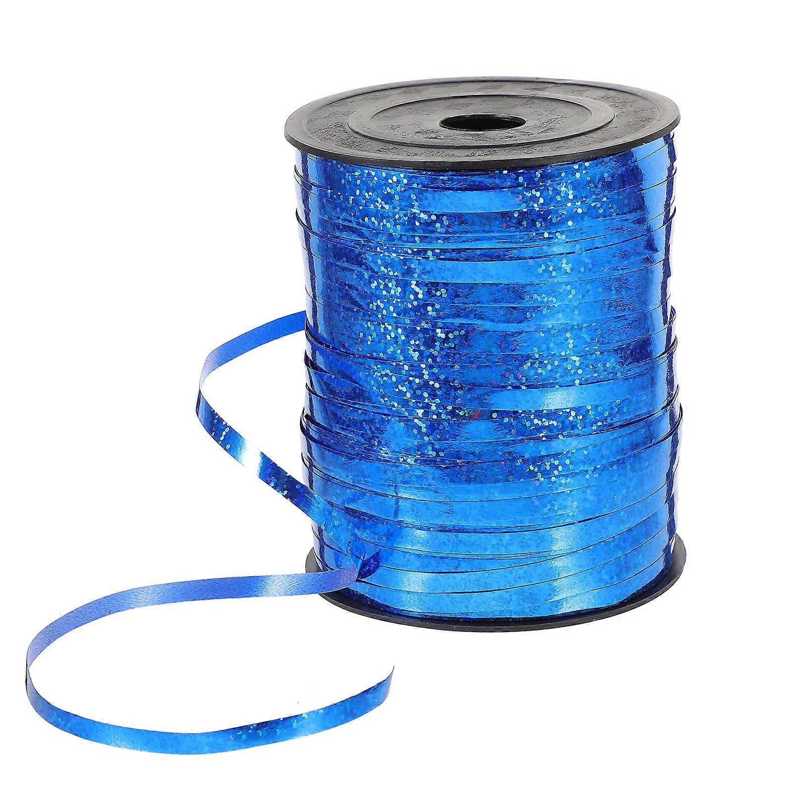 Balloon Ribbon Crafts Making Ribbons Diy Decoration present Wrapping Home Decorations 1 Roll 5mm Wide Blue