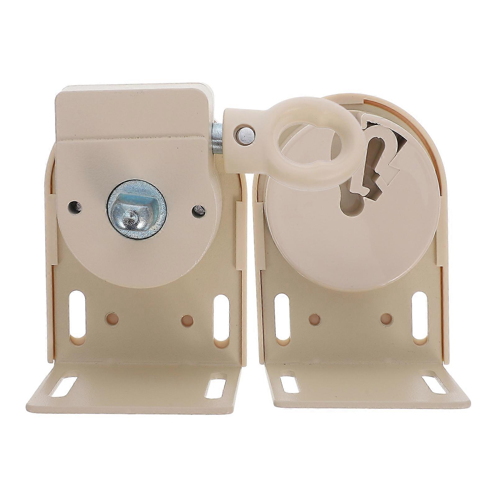 Blind Mounting Bracket For White Abs Material Windproof 2Pcs