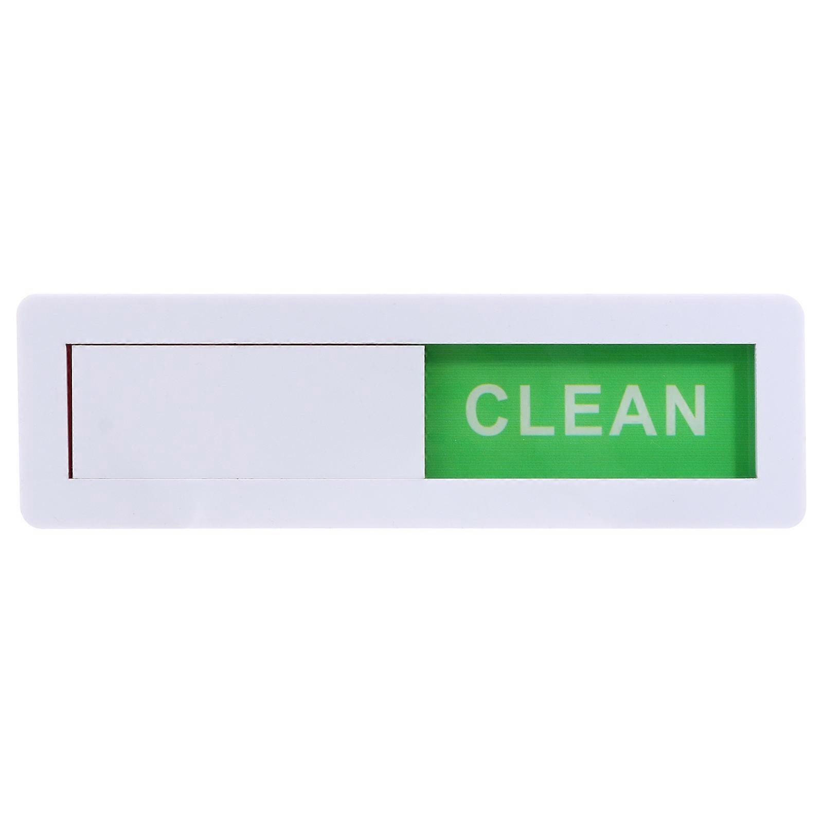 Dirty Clean Dishwasher Magnet Funny Acrylic Material Rectangular Shape Household Use Non-Scratching Status Indicator 1Pcs