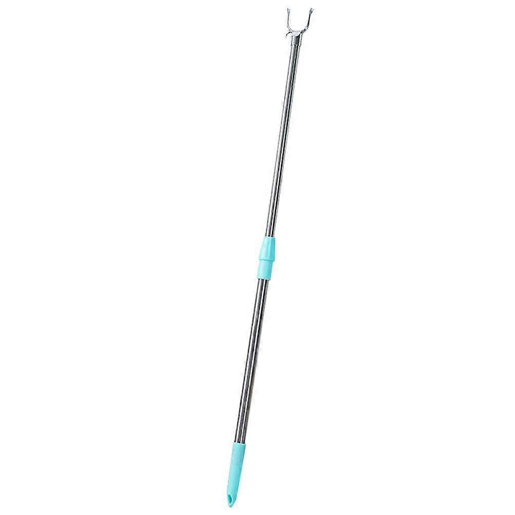 Adjustable Telescoping Clothesline Pole Lightweight Reach Stick for Easy Hanging & Retrieval in Wardrobes, High Ceilings, and Outdoor Drying