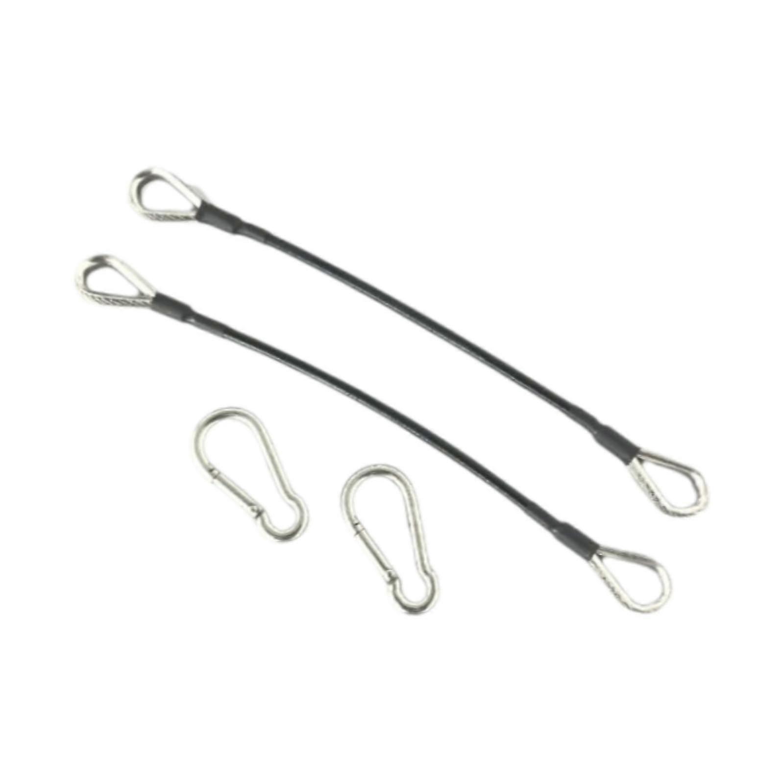 2x Seated Row Pulley Cable for Tricep Extensions Chest Back Arm Training