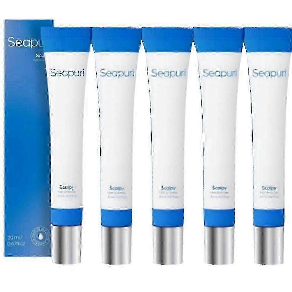 1-5x Seapuri Ampola de Couro Cabeludo 20ml Cuidados com a Queda de Cabelo