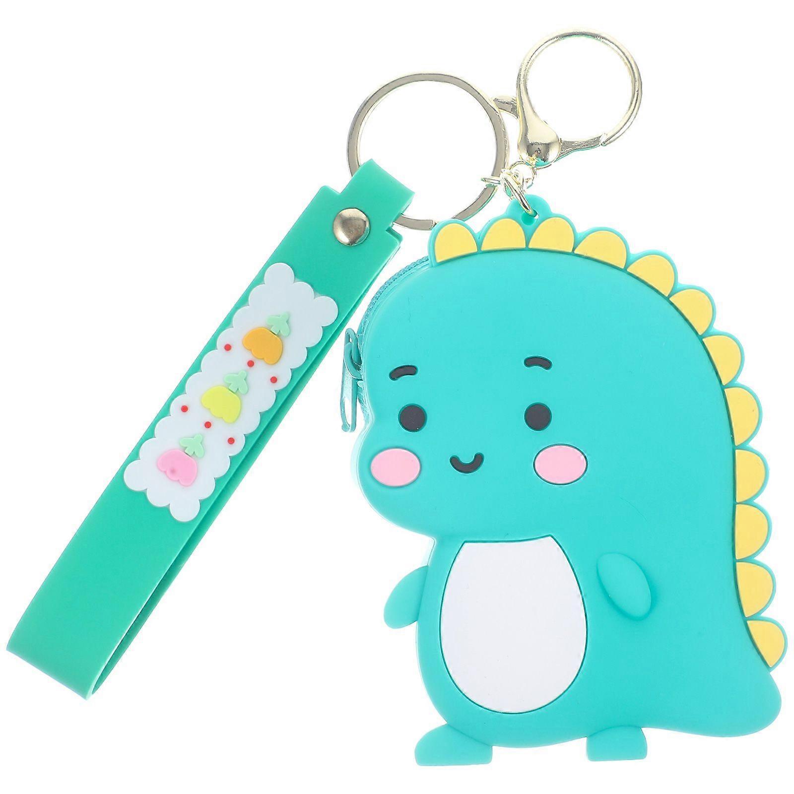 Silicone Key Chain Pendant Creative Dinosaur Shape Key Chain Hanging Ornament