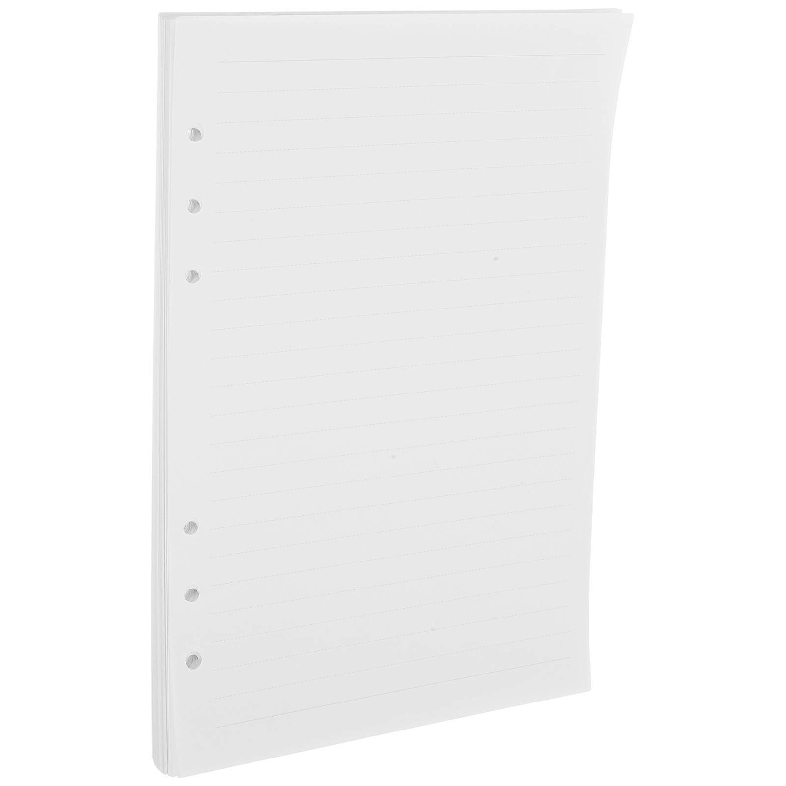 80 Sheets Thick Loose Leaf Refill Paper for Binder Notebook Inserts – Lined for Easy Organization, Note Taking, Work, Study and Planning