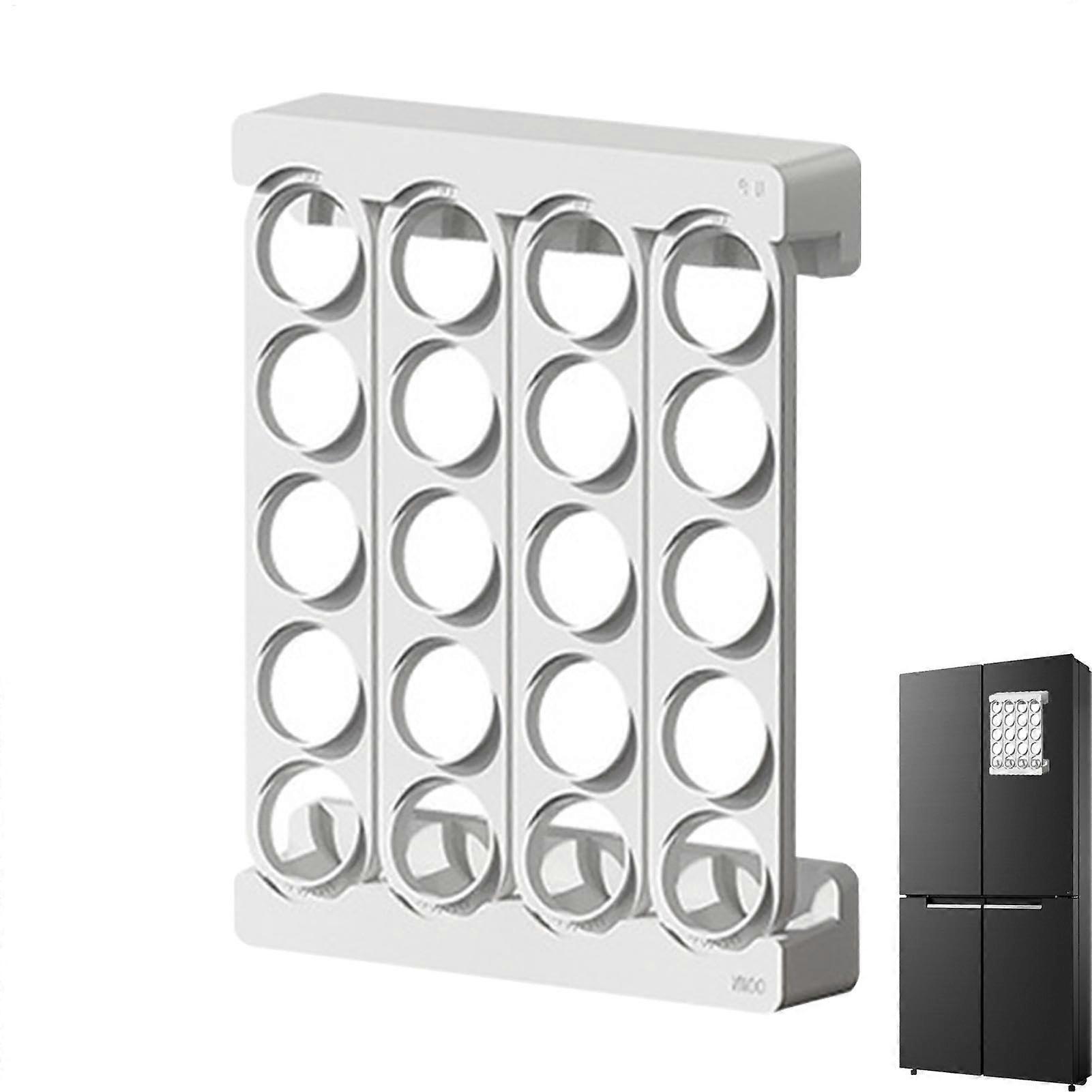 Generic Countertop Display Holder, 12.6 x 9.65 x 1.65 Inches, Space-Saving Container for 50 Pods, White Kitchen and Coffee Bar Stand