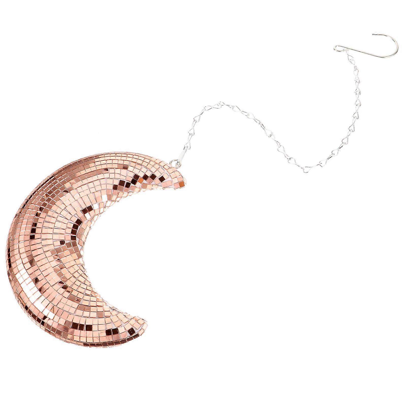 Moon Shape Disco Ball Decoration Disco Ball Decor for Hanging Use