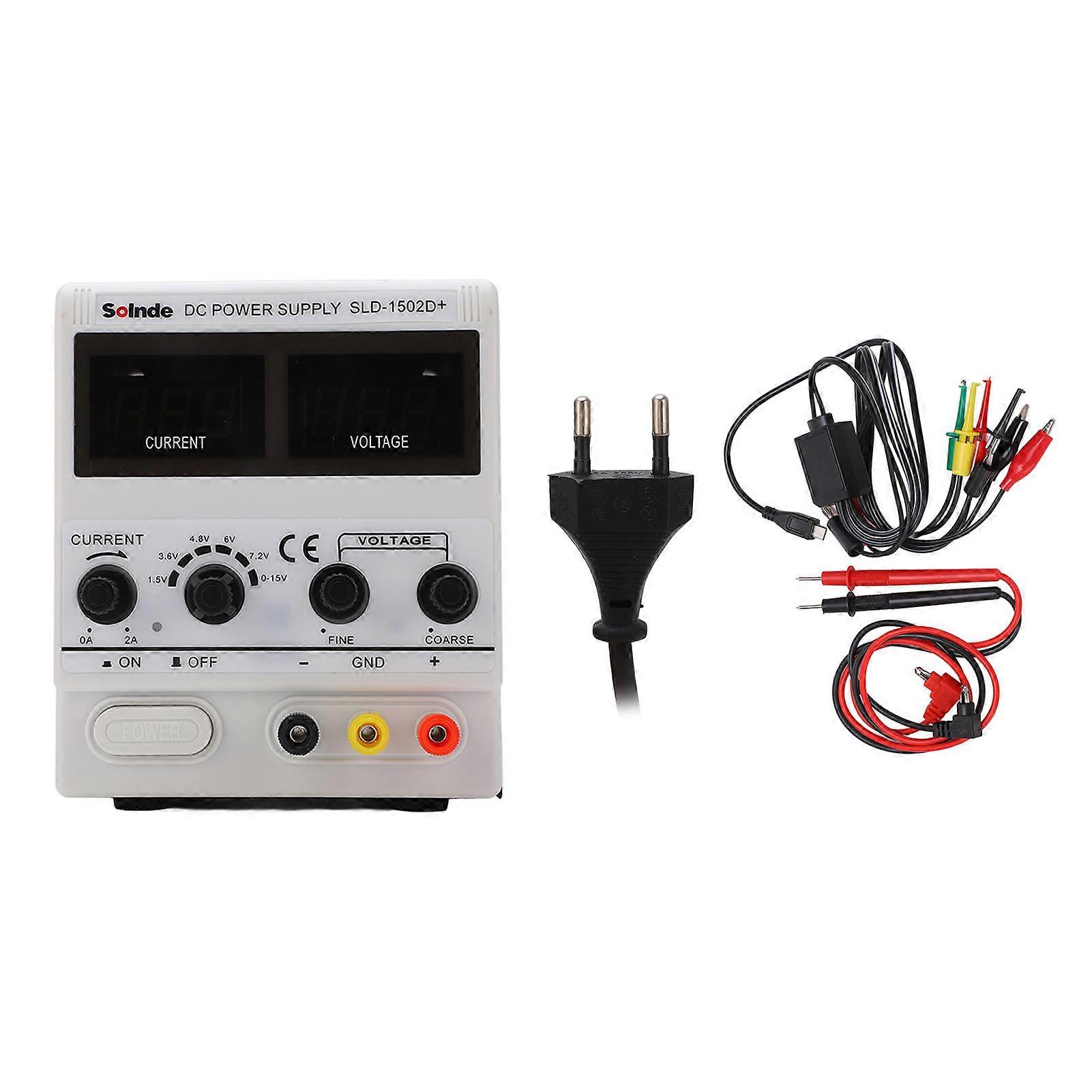 Bloc d'alimentation CC à affichage numérique, multifonction, protection complète, pour banc industriel, prise UE AC 220 V ± 10 %