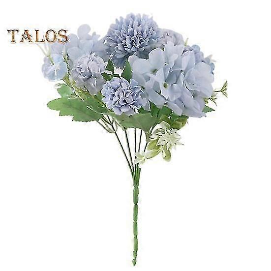 Artificial Dandelion Hydrangea No-watering Ornamental Easy Care Attractive Simulation Dandelion Hydrangea Bouquet Photography Props