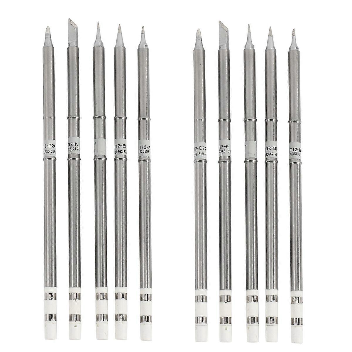 5 Pcs T12 Series Solder Iron Tips for FX951 950D