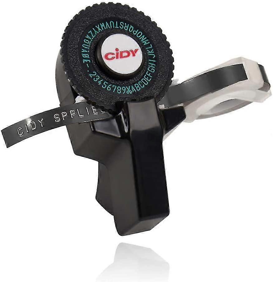 Mini Label Printer, Label Embossing Unit with 2 Self-Adhesive Rolls