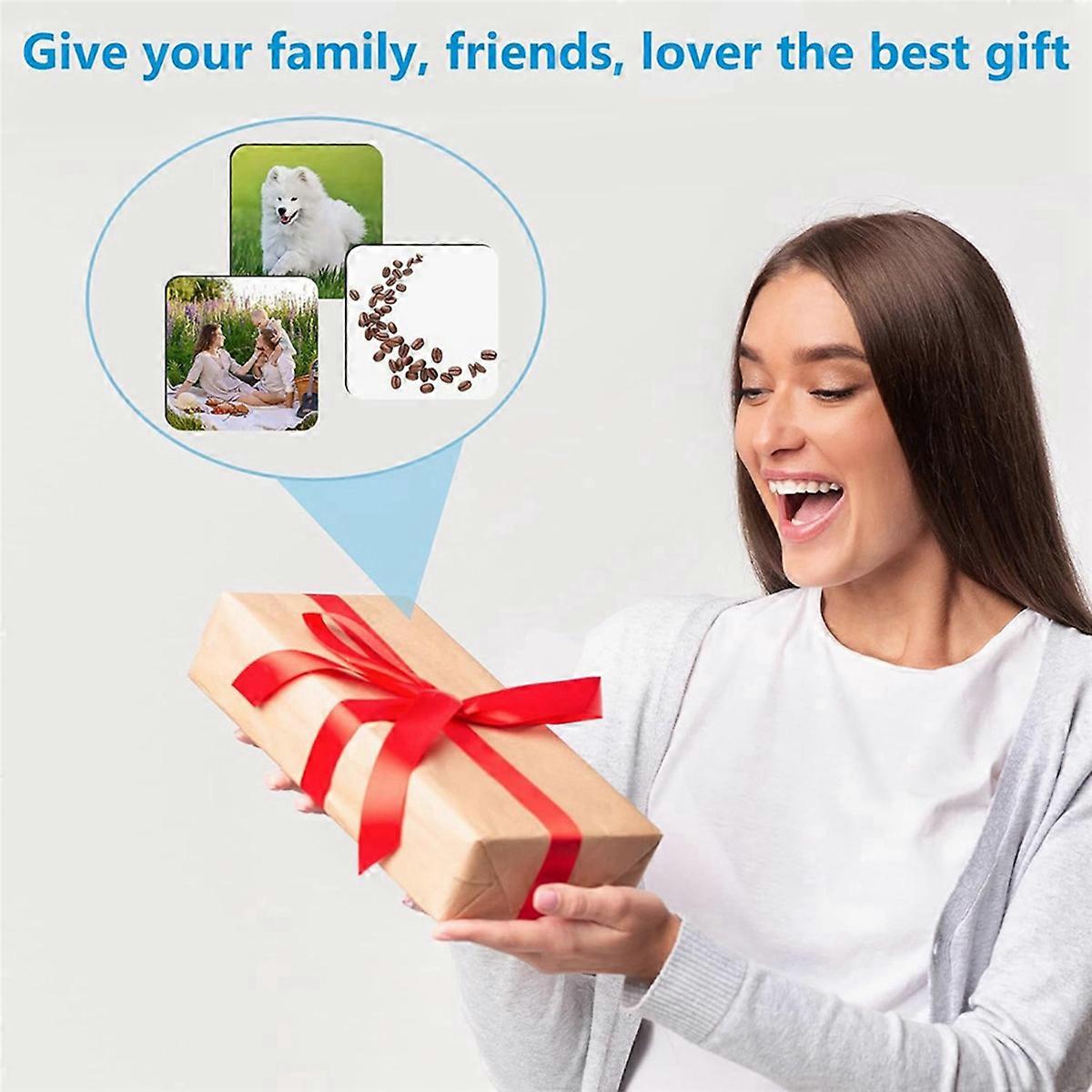 Sublimation Coasters Blanks MDF Cork Back Heat Transfer Coasters